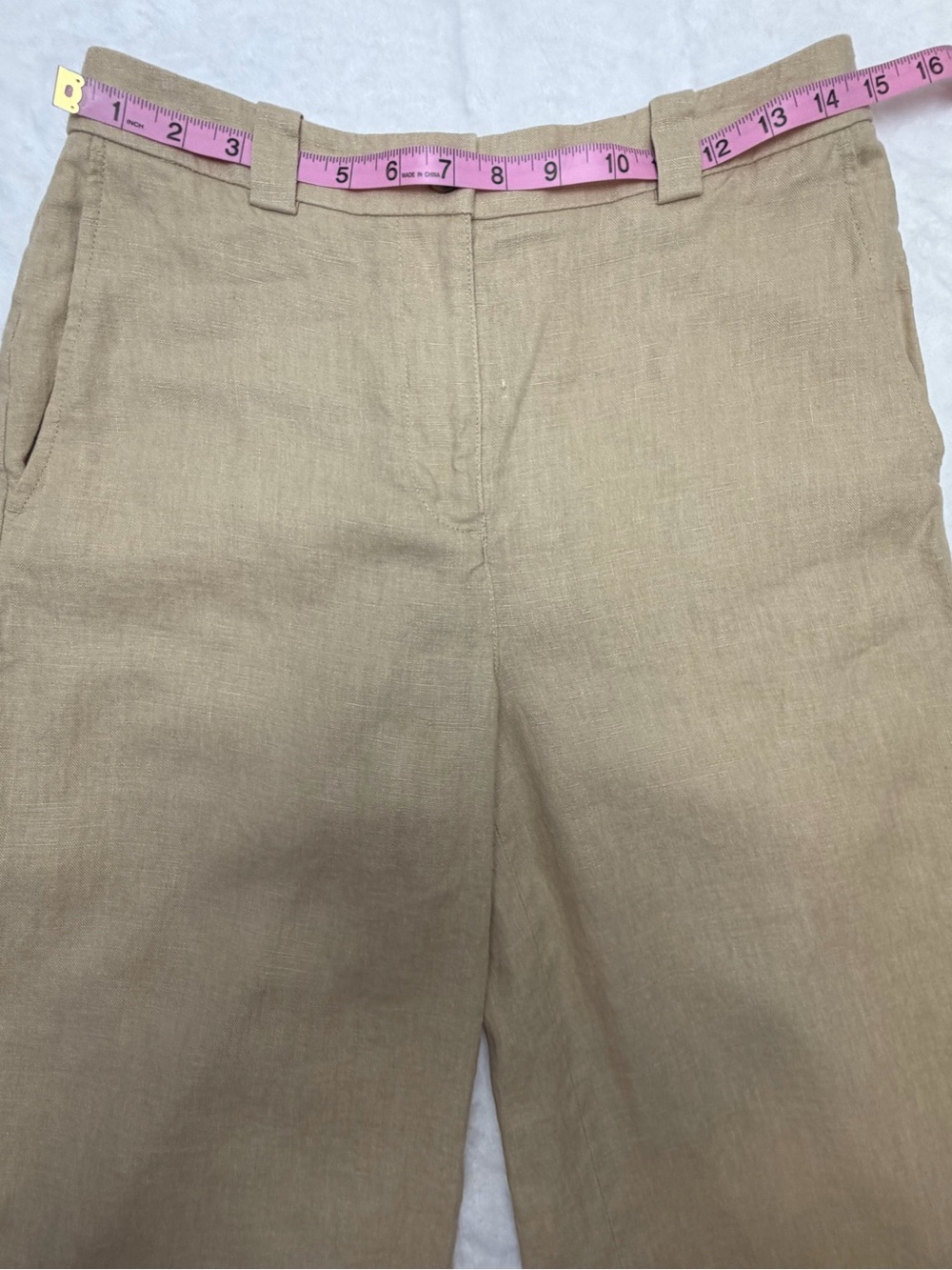 Boden Westbourne 100% Linen Wide Leg Pants 6 Old Money Euro Summer Minimalist - Picture 7 of 10